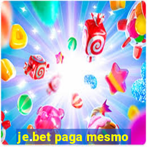 je.bet paga mesmo