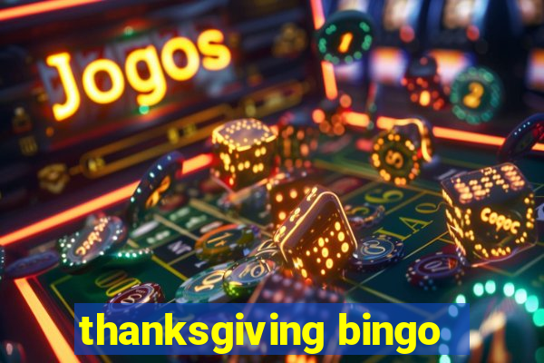 thanksgiving bingo