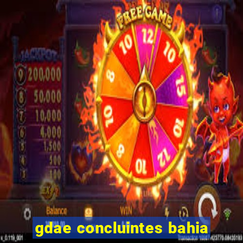 gdae concluintes bahia