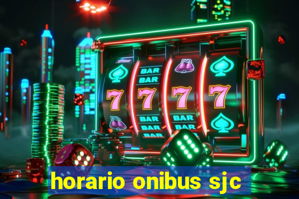 horario onibus sjc