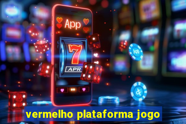 vermelho plataforma jogo