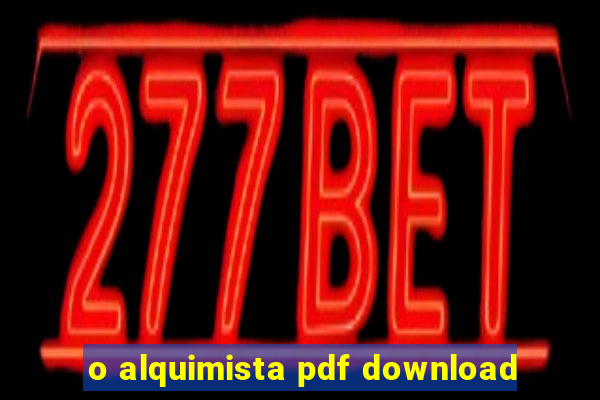 o alquimista pdf download