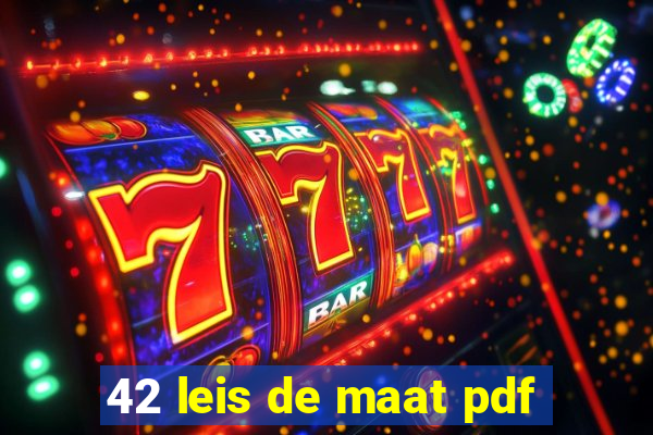 42 leis de maat pdf