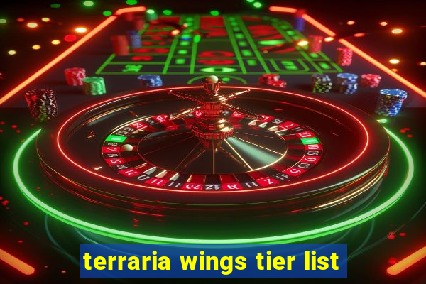 terraria wings tier list