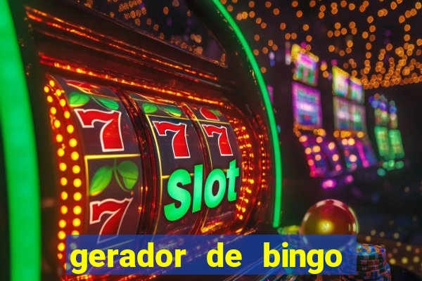 gerador de bingo cha de bebe