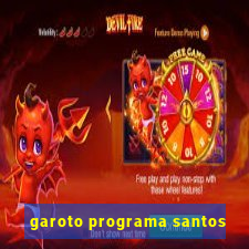 garoto programa santos