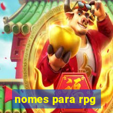 nomes para rpg