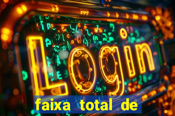 faixa total de gols 2 3 o que significa