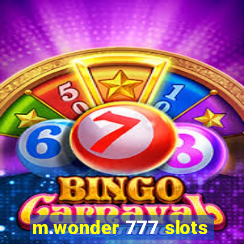 m.wonder 777 slots