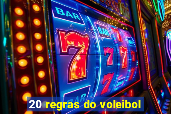 20 regras do voleibol