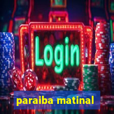 paraiba matinal