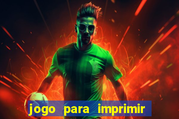 jogo para imprimir e montar