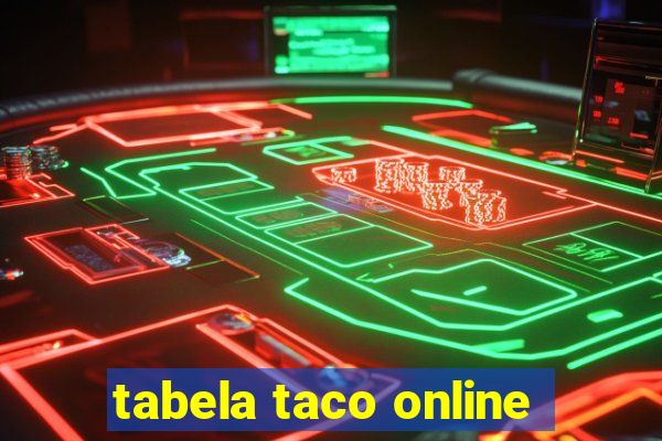 tabela taco online