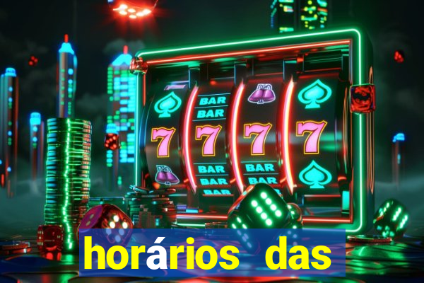 horários das plataformas de jogos