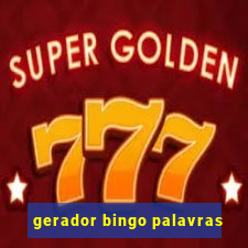 gerador bingo palavras