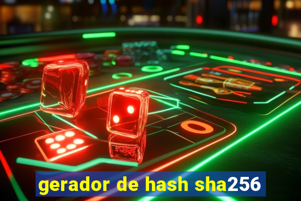 gerador de hash sha256